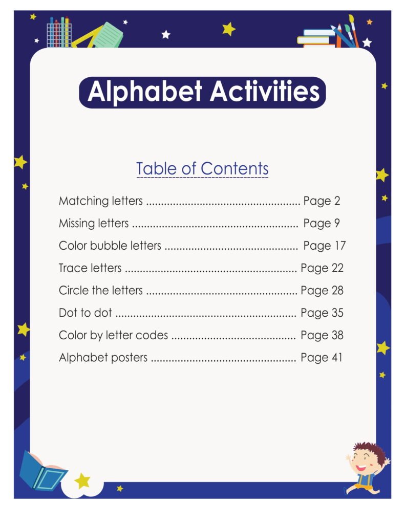 Rich Results on Google's SERP when searching for 'Alphabet Activities Worksheet'