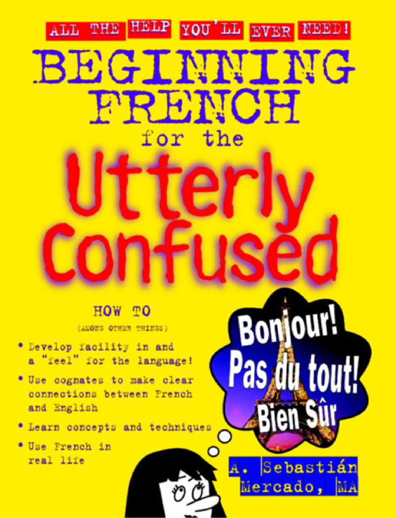 Rich Results on Google's SERP when searching for 'Beginning French For The Utterly Confused Book'